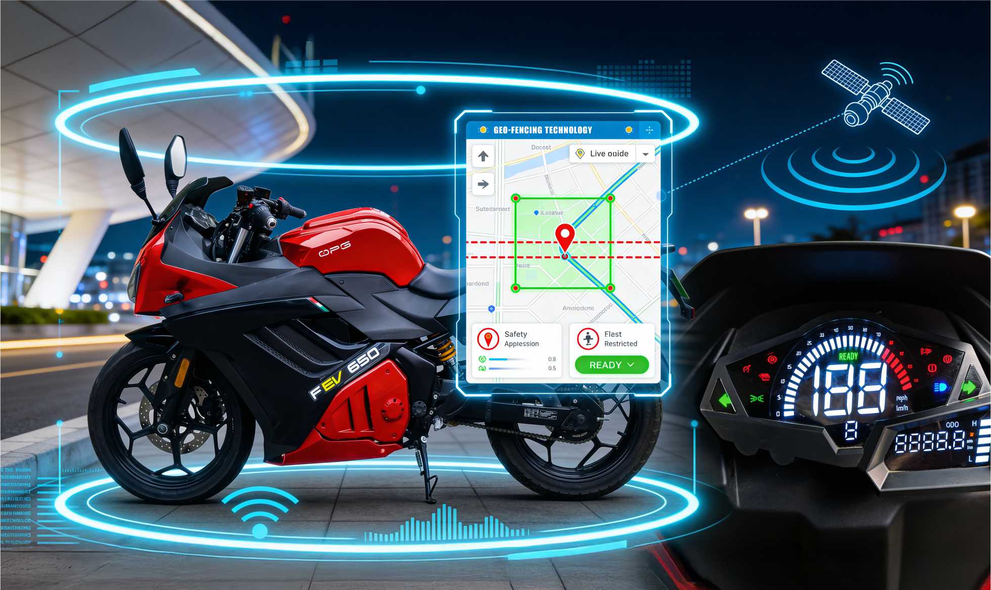 Geo Fencing: Track vehicle anytime & anywhere